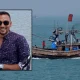 মাছ ধরার ট্রলারের প্রতীকী ছবি (ইনসেটে অভিযুক্ত জসীম উদ্দীন মৃধা)।