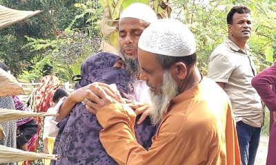 কবরের পাশে দাঁড়িয়ে স্বজনরা খুঁজে ফিরছেন প্রিয়জনের স্মৃতি